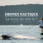 Un foiler tracté par un drone nautique